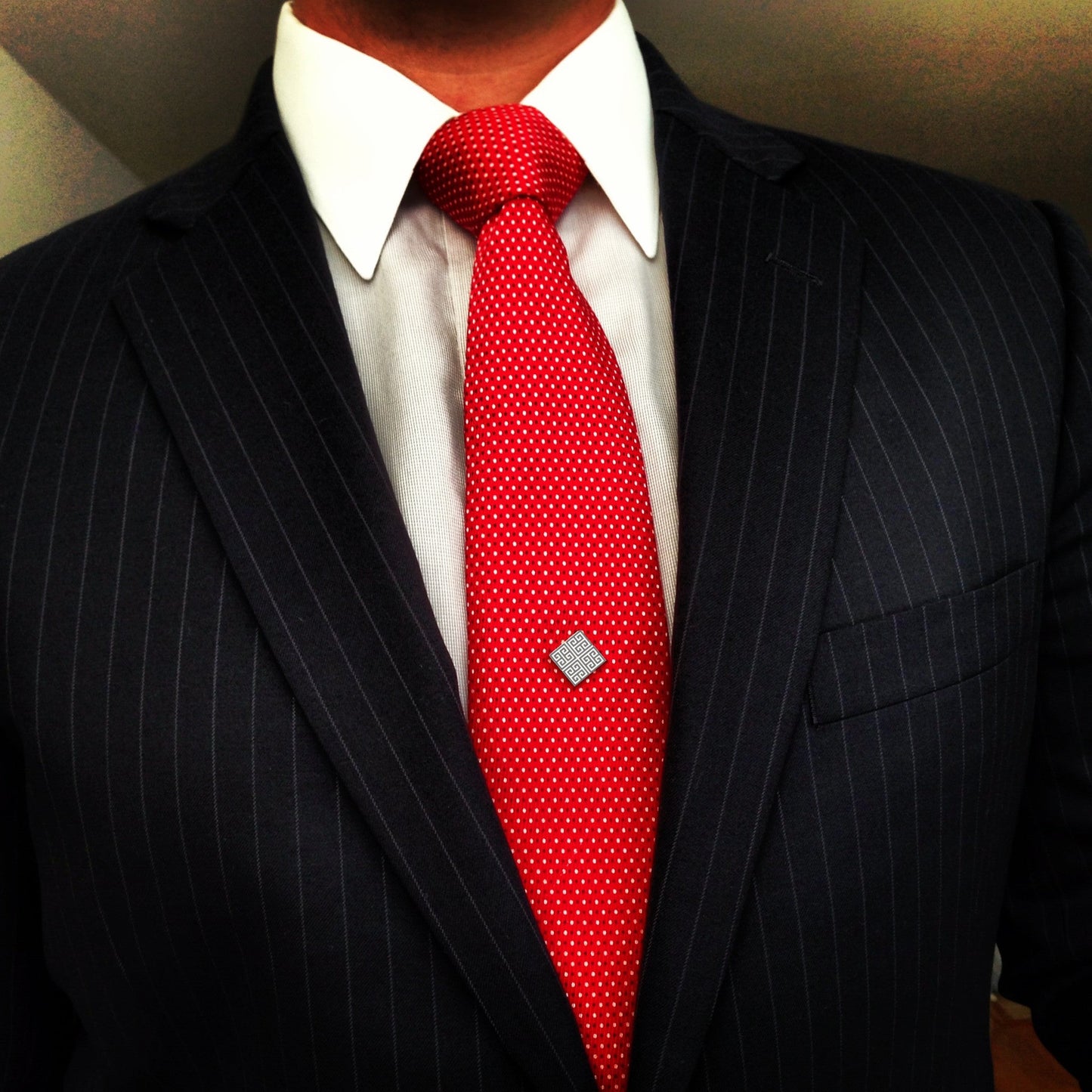 "The Silver Key" Magnetic Tie Clip / Pin